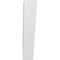 Ekena Millwork 5 1/2-in. W x 16-in. D x 28-in. H Traditional Architectural Grade PVC Knee Brace BRCP055X16X28TRA - alternate 3